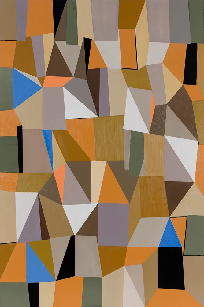 Mosaic 3, 60"x40", oil/canvas