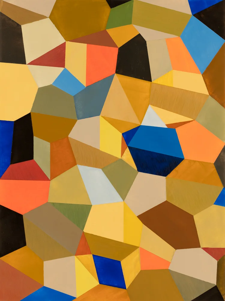 Mosaic 1a, 24"x18", oil/panel