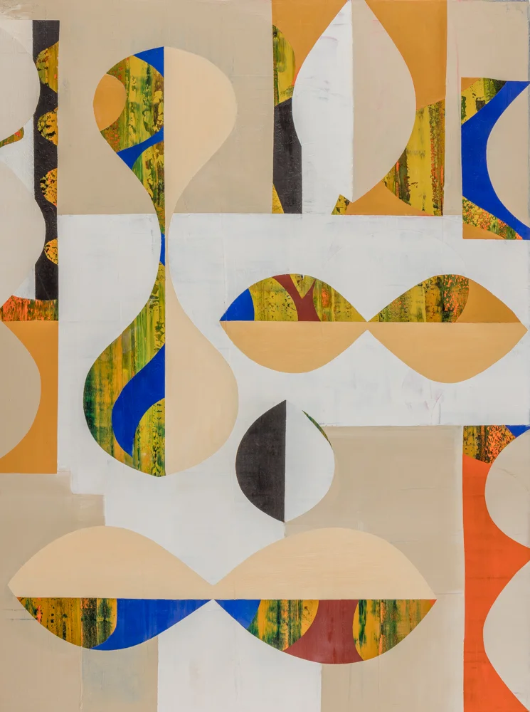 Number 5, 48"x36", oil/canvas