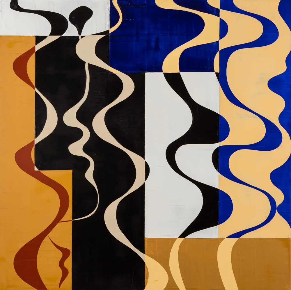 Tendrils 5, 48"x48", oil/canvas