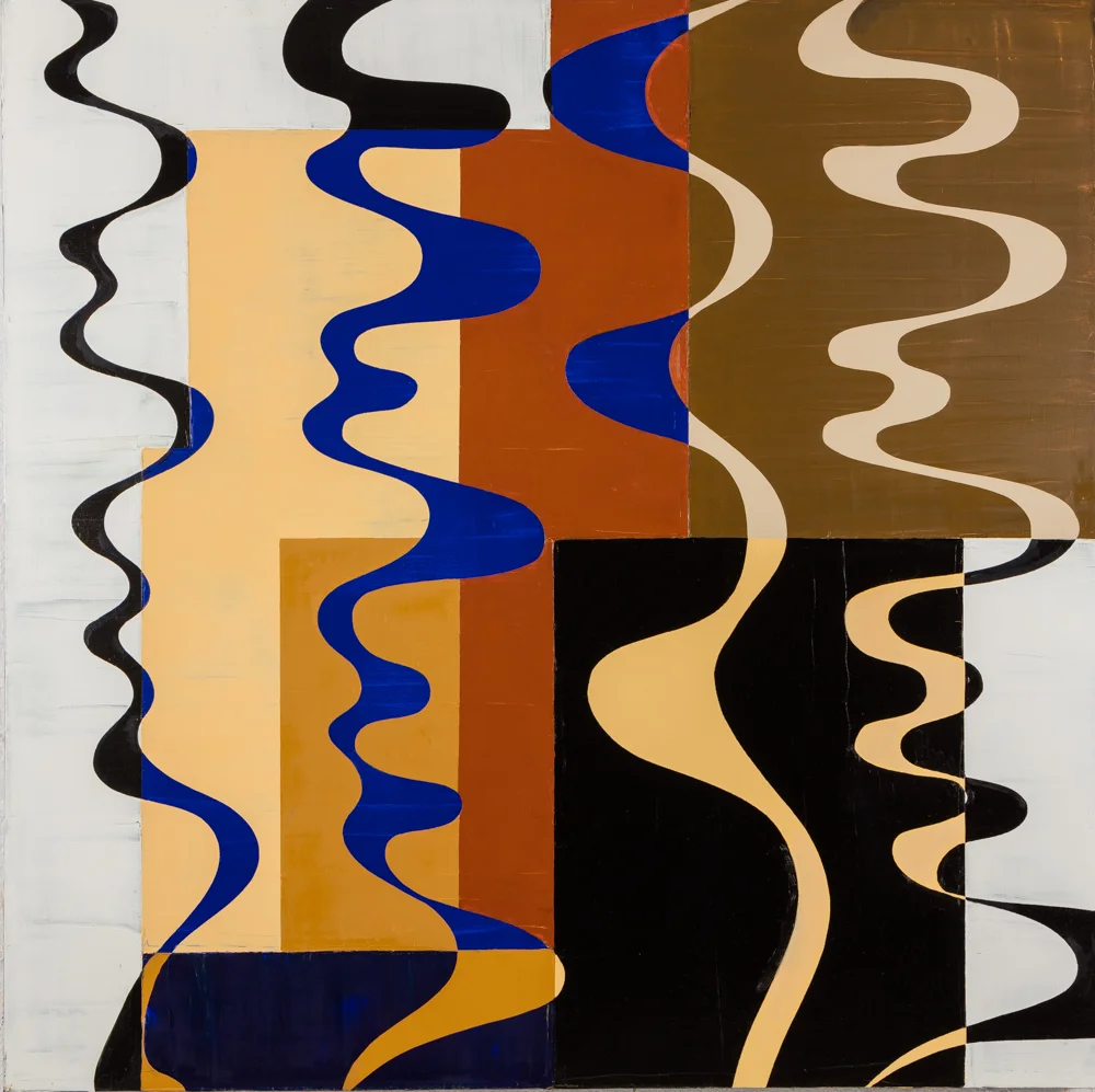 Tendrils 7, 48"x48", oil/canvas