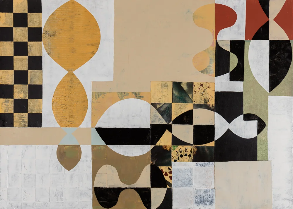 31"x43", panel mounted/framed 30