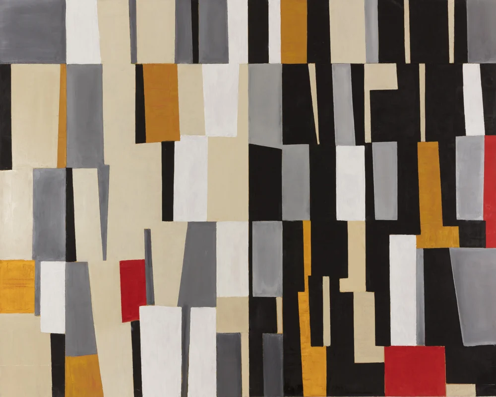 KOKO 1, 48"x60", oil, collage/canvas