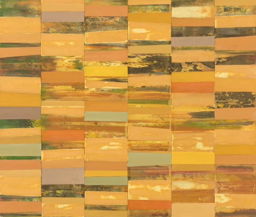 RIPRAP 59, 18"x24", oil, collage/canvas