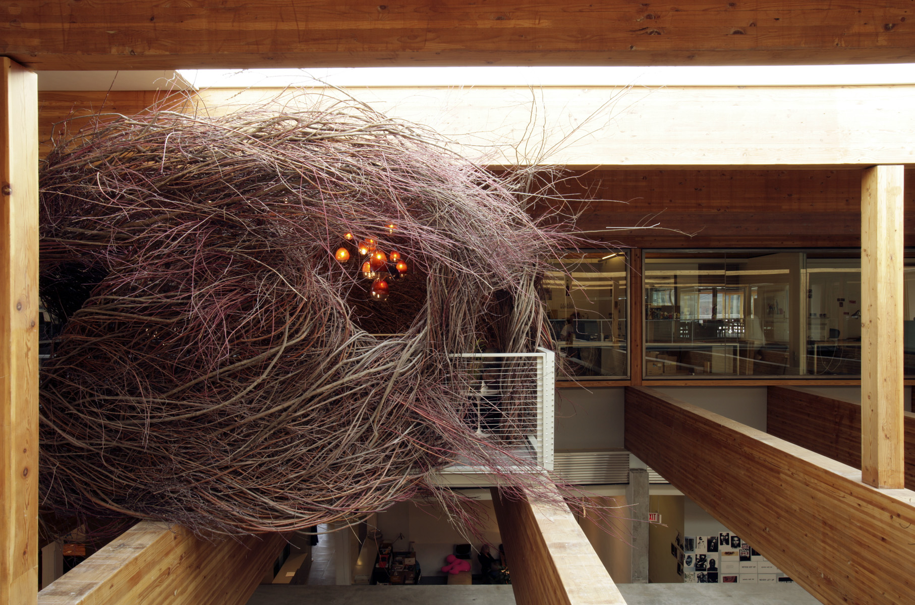 Wieden+Kennedy HQ Nest, Portland, Oregon, USA (with Patrick Dougherty)