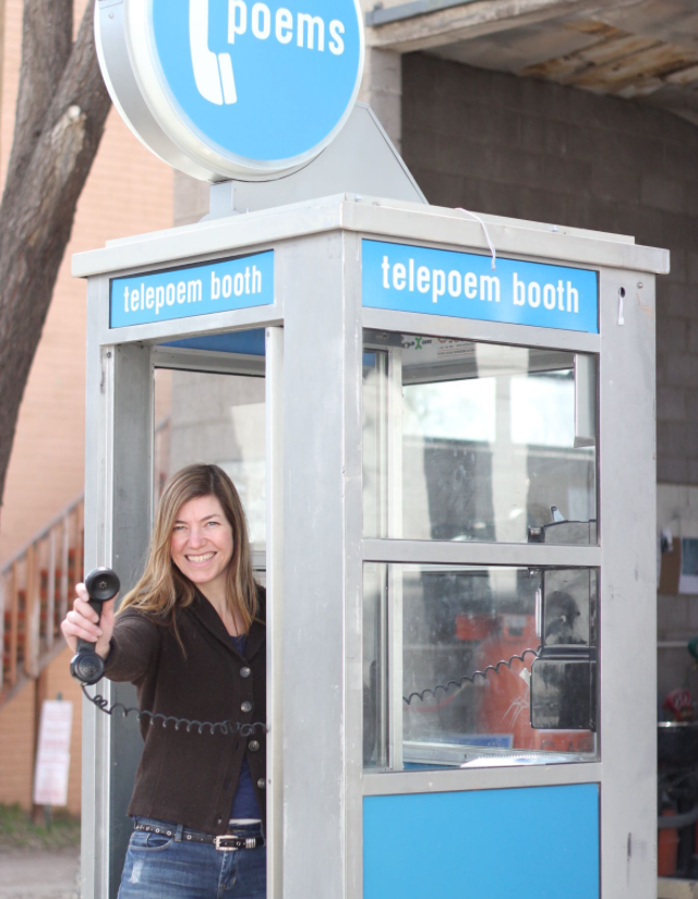 The Telepoem Booth (w/ E. Hellstern) . Flagstaff, AZ . 2016