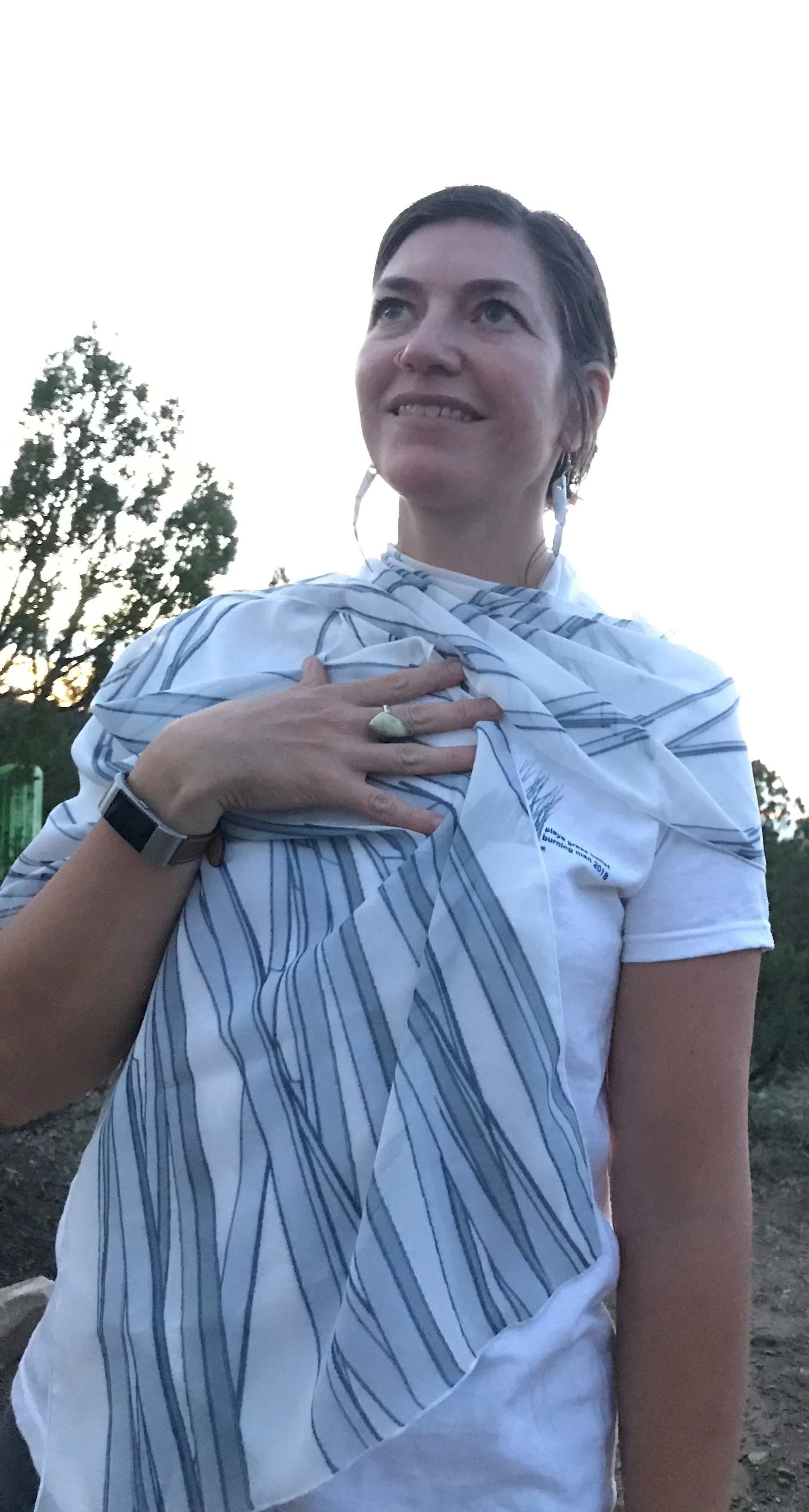 Large Grass Ballet Scarf