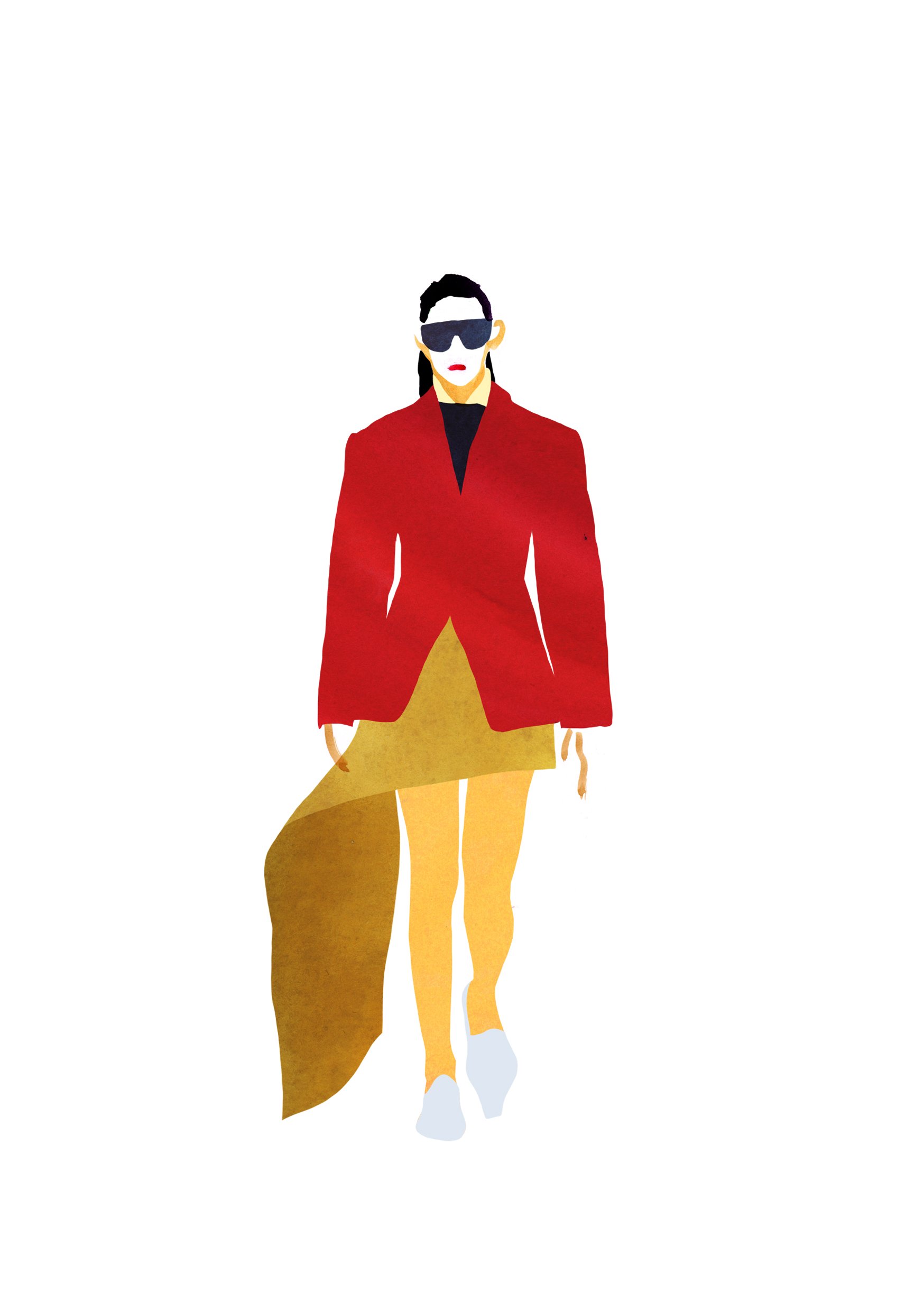 Loewe fashion sketch