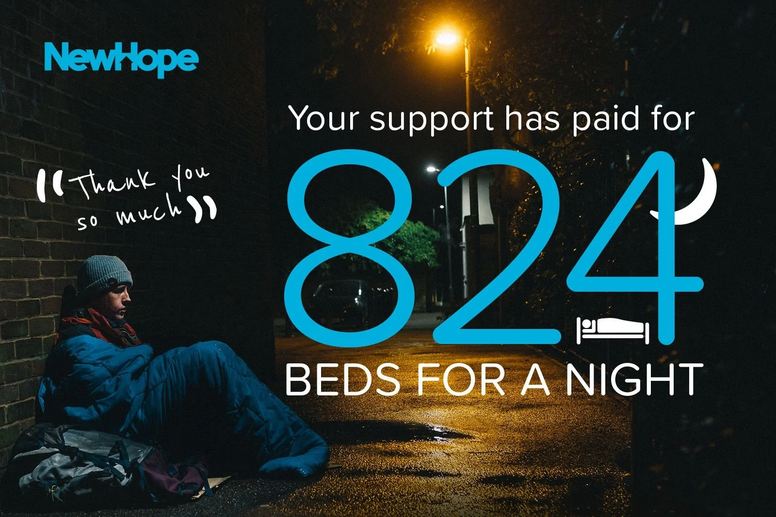 A Bed for a Night success
