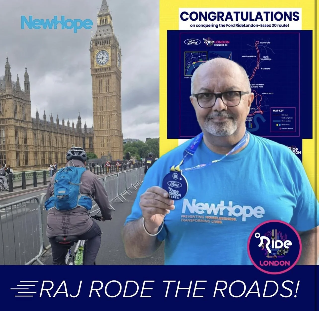 Raj Rode the Roads