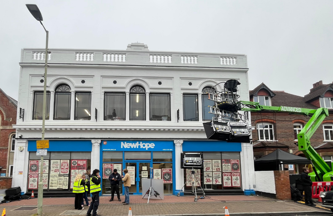 BBC drama filmed at New Hope shop in Watford 