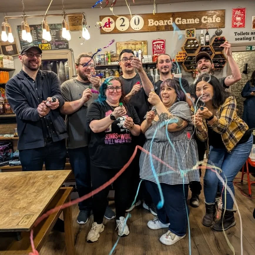 D20 Board Game Cafe regulars raise £629 for New Hope