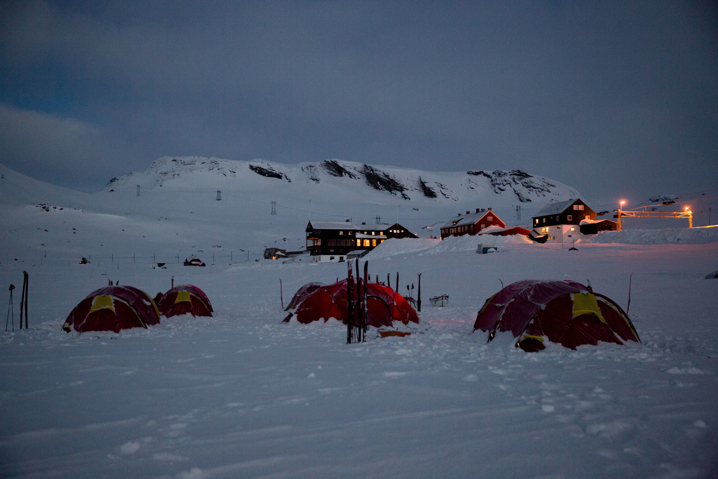 Ein fin fredags morgon på Finse.