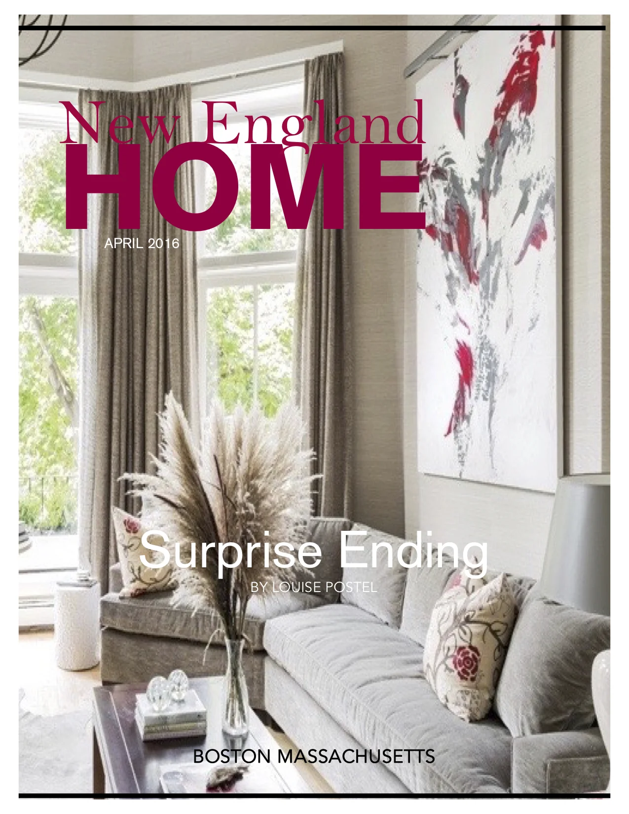NEW ENGLAND HOME Magazine, "Surprise Ending"