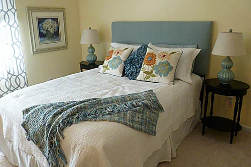 Guest room after