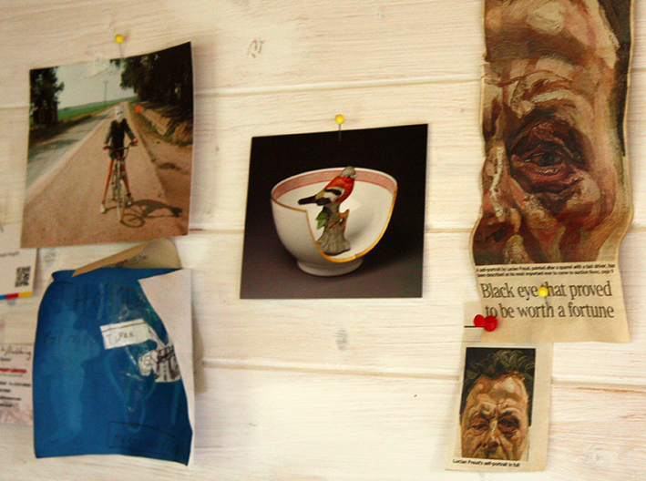 A few pins on Steph's wall.