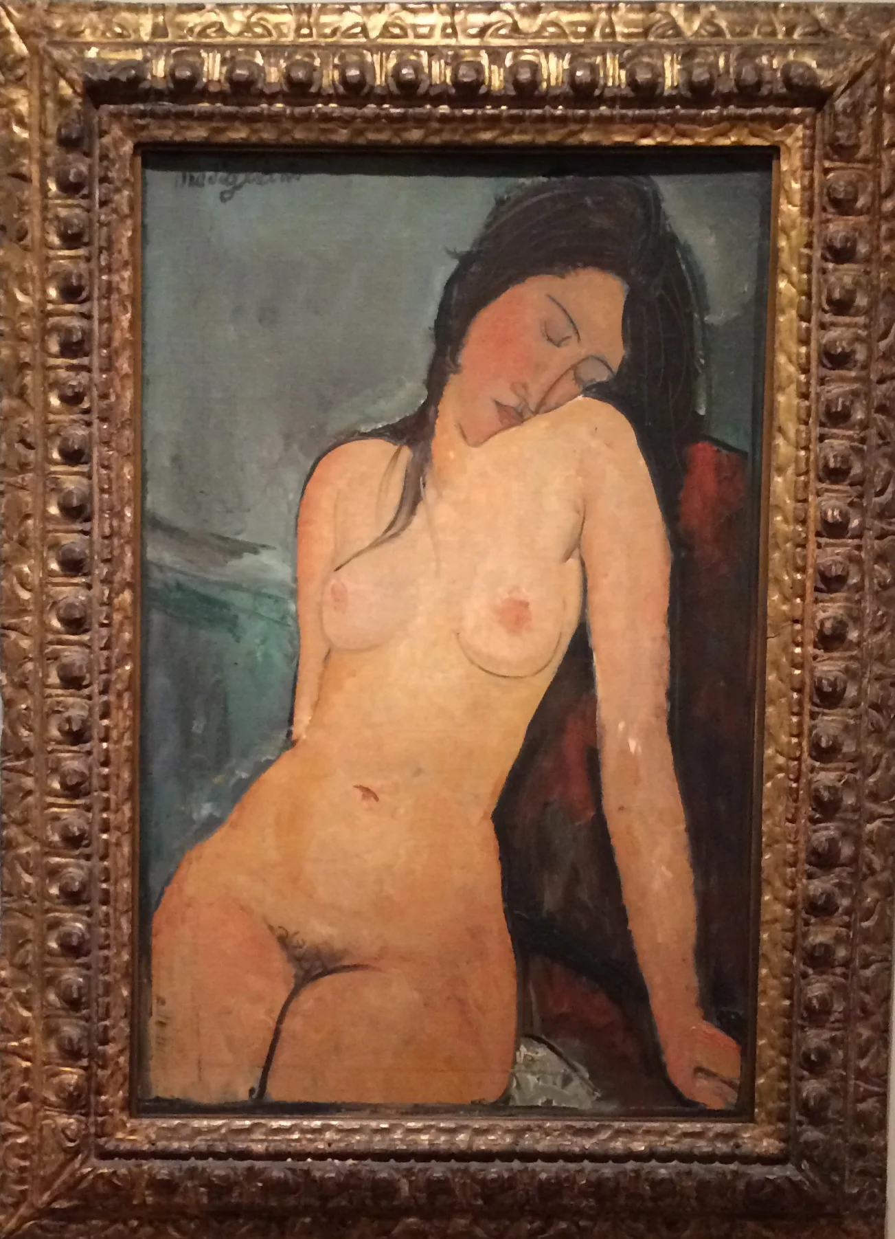 Modigliani, The Female nude circa 1916.