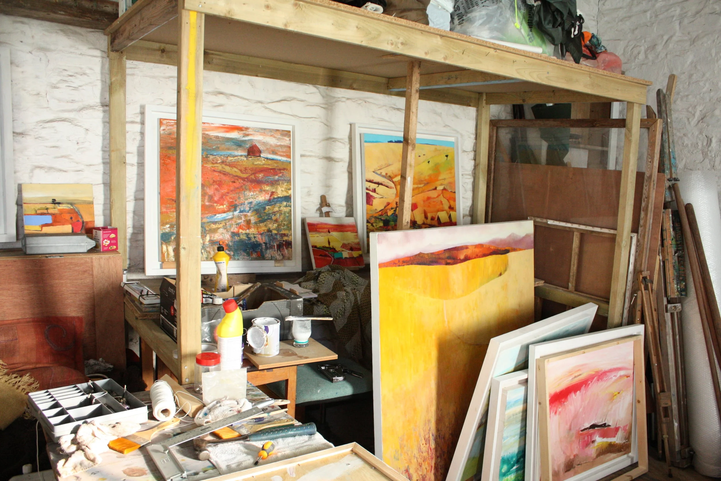 Another studio in one of the out buildings.