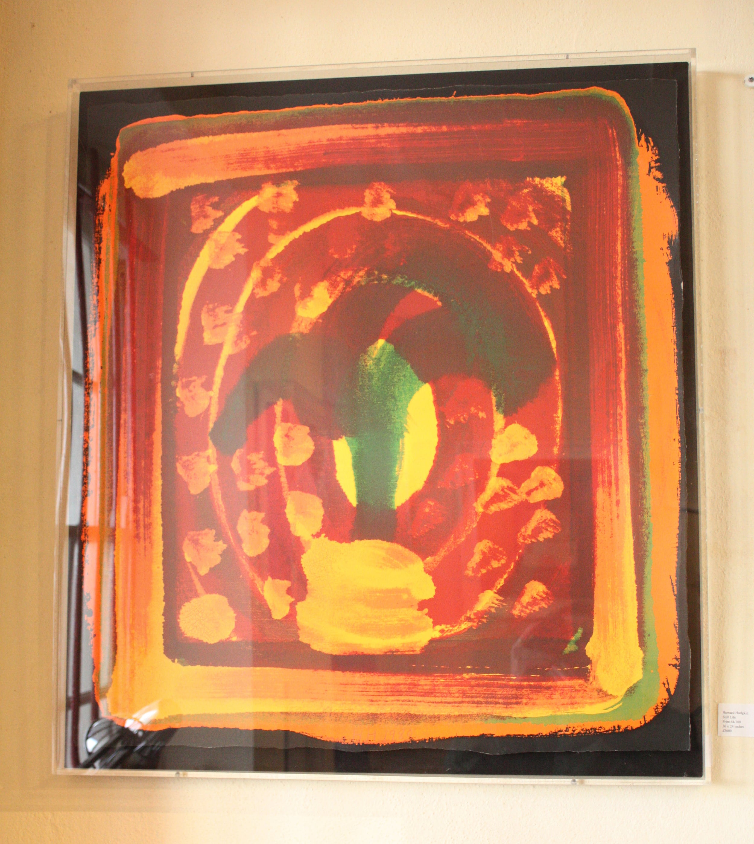  A gorgeous Howard Hodgkin at the Somerville Gallery.