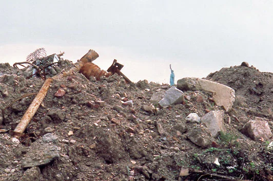 Debris to be cleared before grading, topsoil, and planting of wheat field.