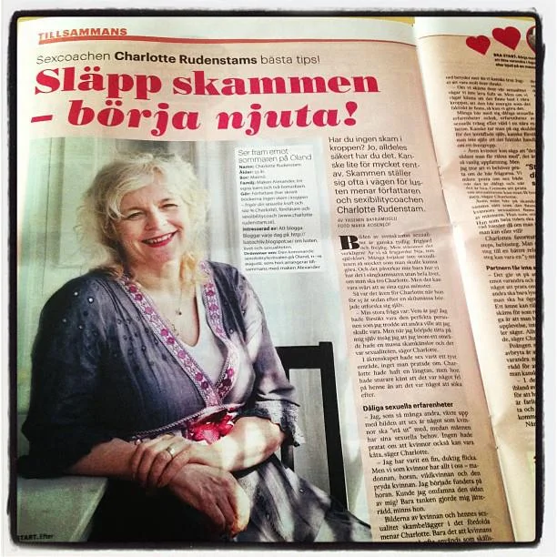 I nummer 21 av Land 2013 talar Charlotte om att släppa skammen och börja njuta.