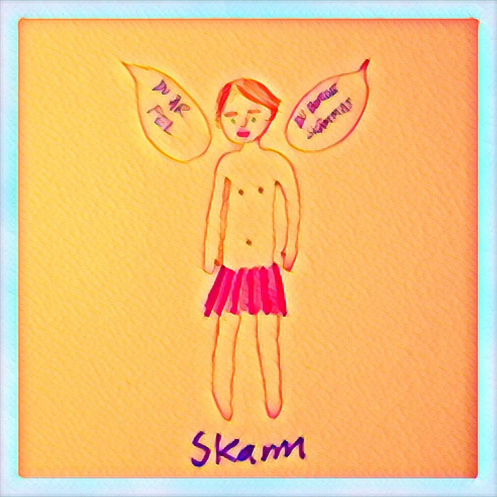 Bild: Kille som skäms