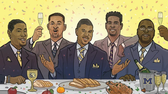 Fab Five Last Supper Grantland PJ McQuade.jpg