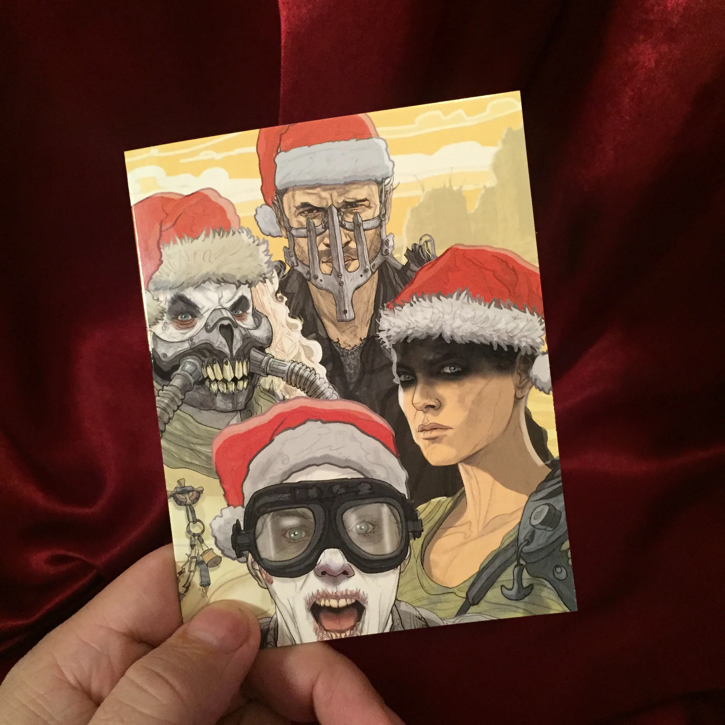 Mad Max Fury Road Christmas Card PJ McQuade 1.jpg