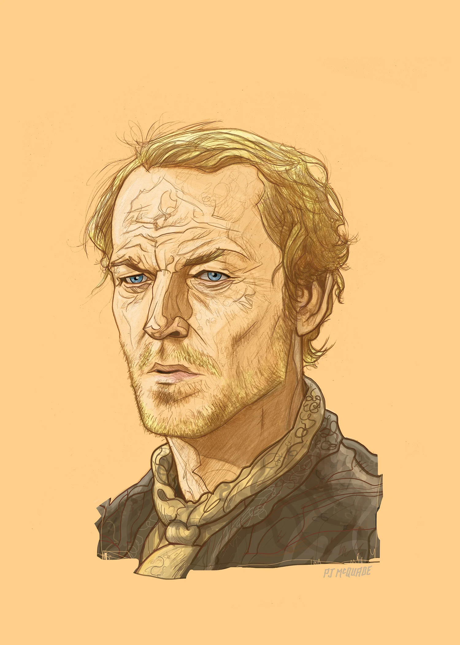 JORAH MORMONT Game of Thrones print PJ McQuade.jpg