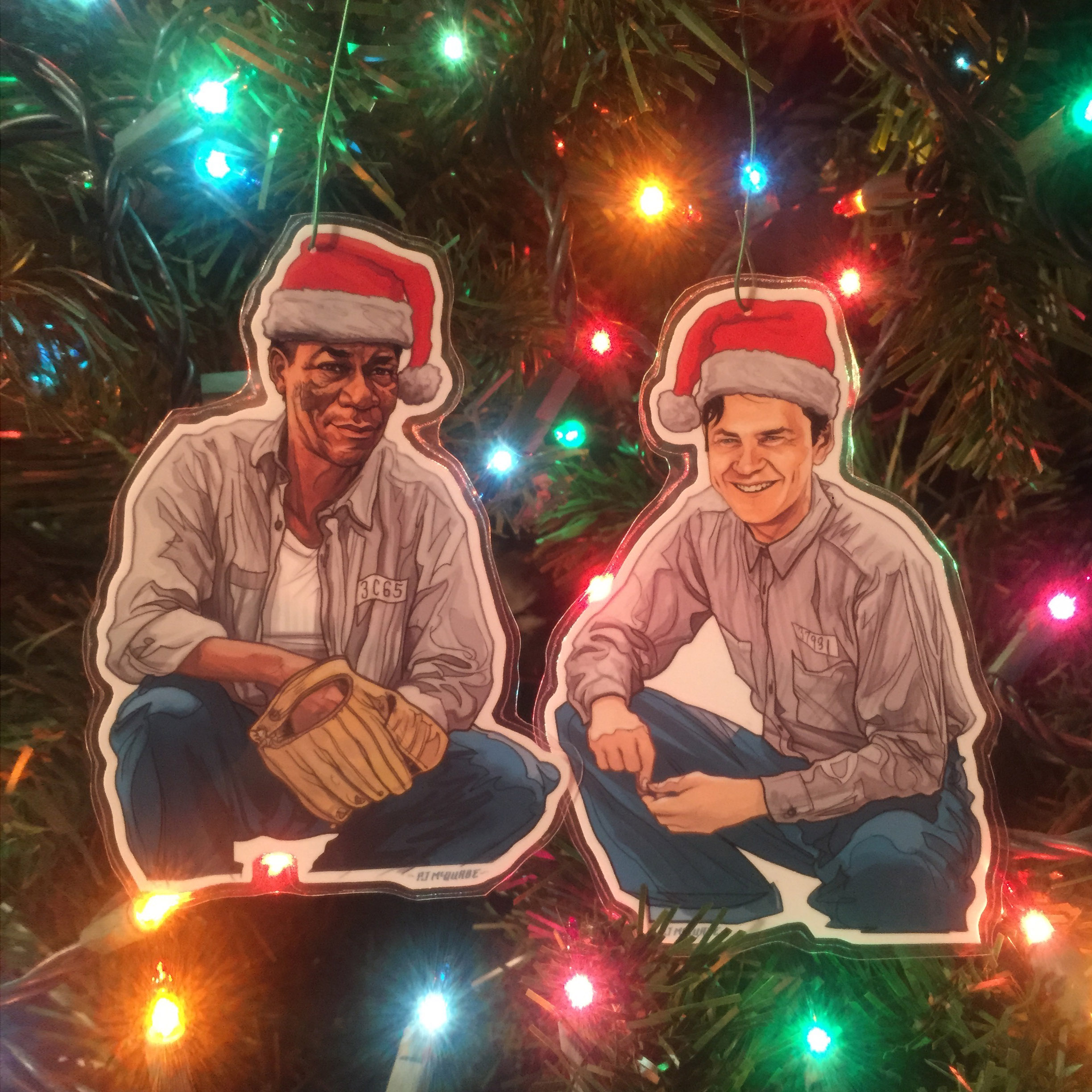 Shawshank Redemption Christmas Ornaments PJ McQuade.jpg