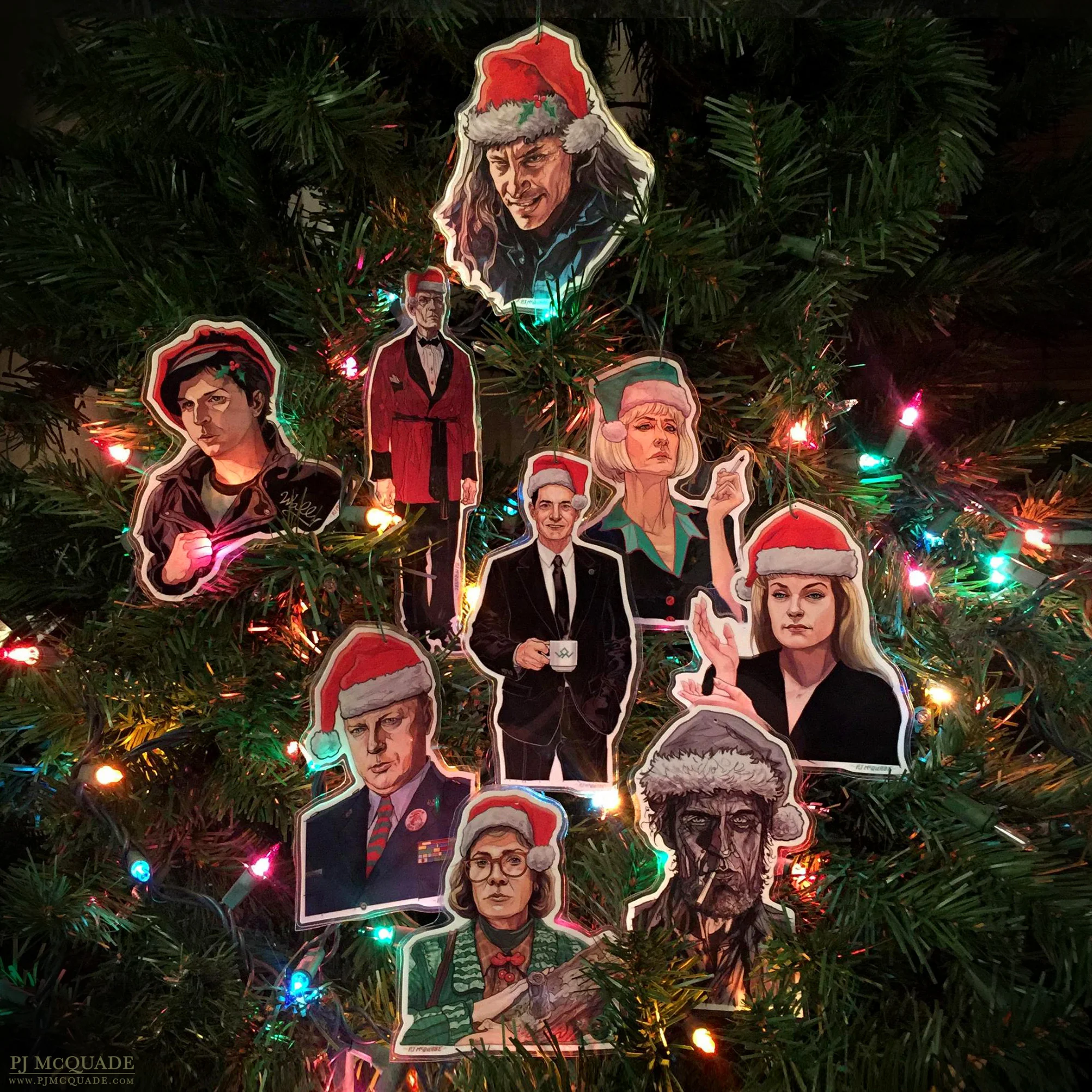 Twin Peaks Christmas Ornaments PJ McQuade.jpg