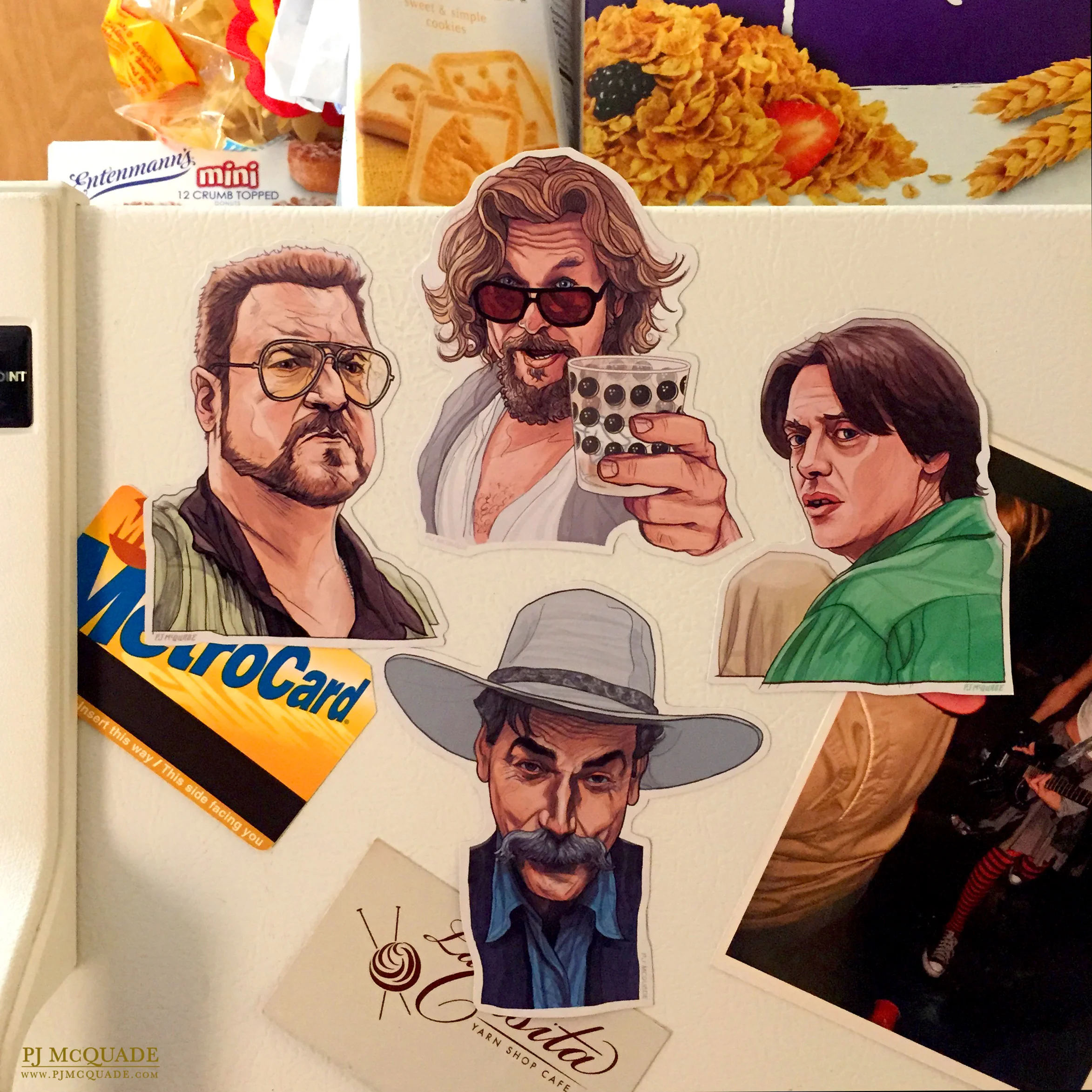 Big Lebwoski Fridge Magnets PJ McQuade.jpg