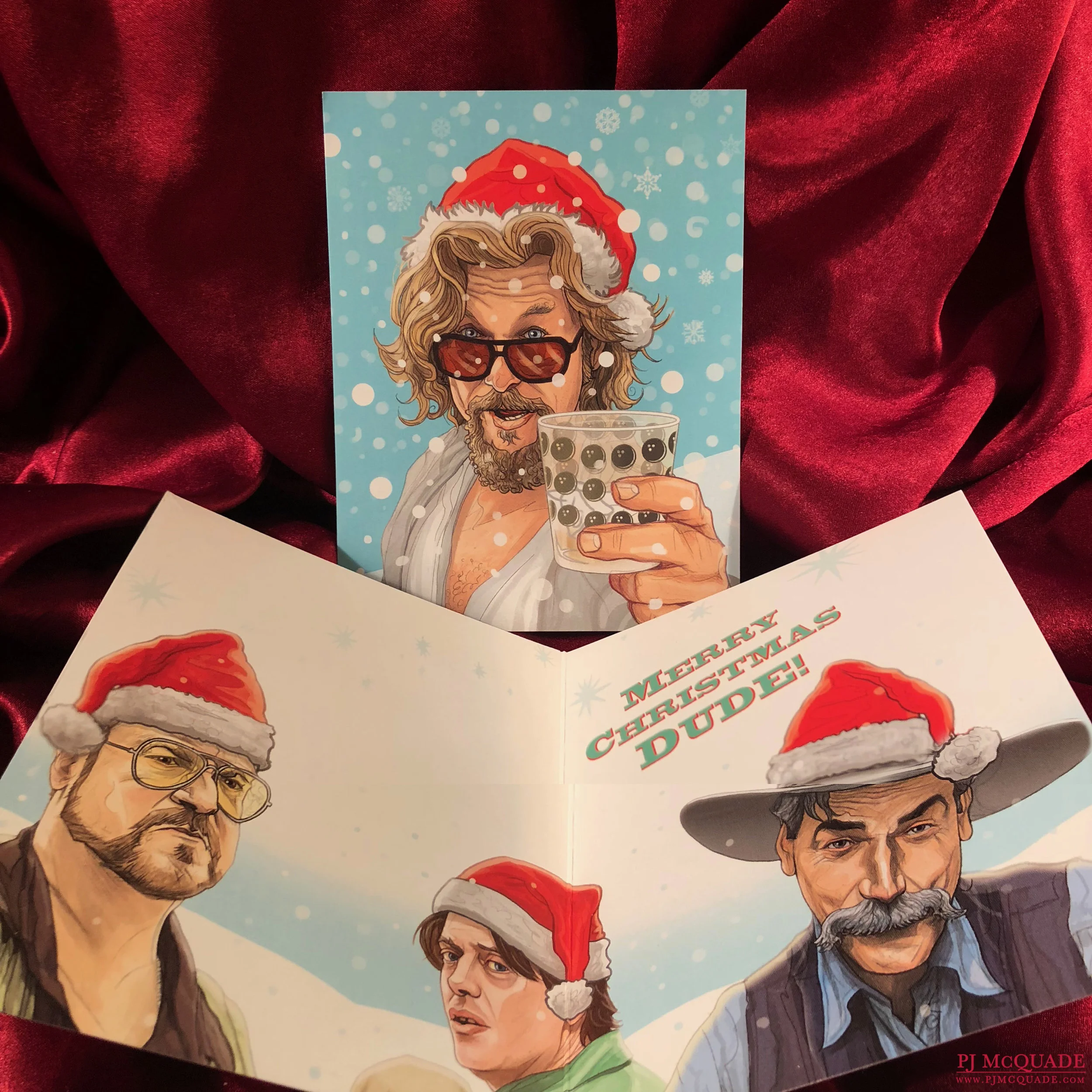 The Big Lebowski Christmas Card PJ McQuade 1.jpg