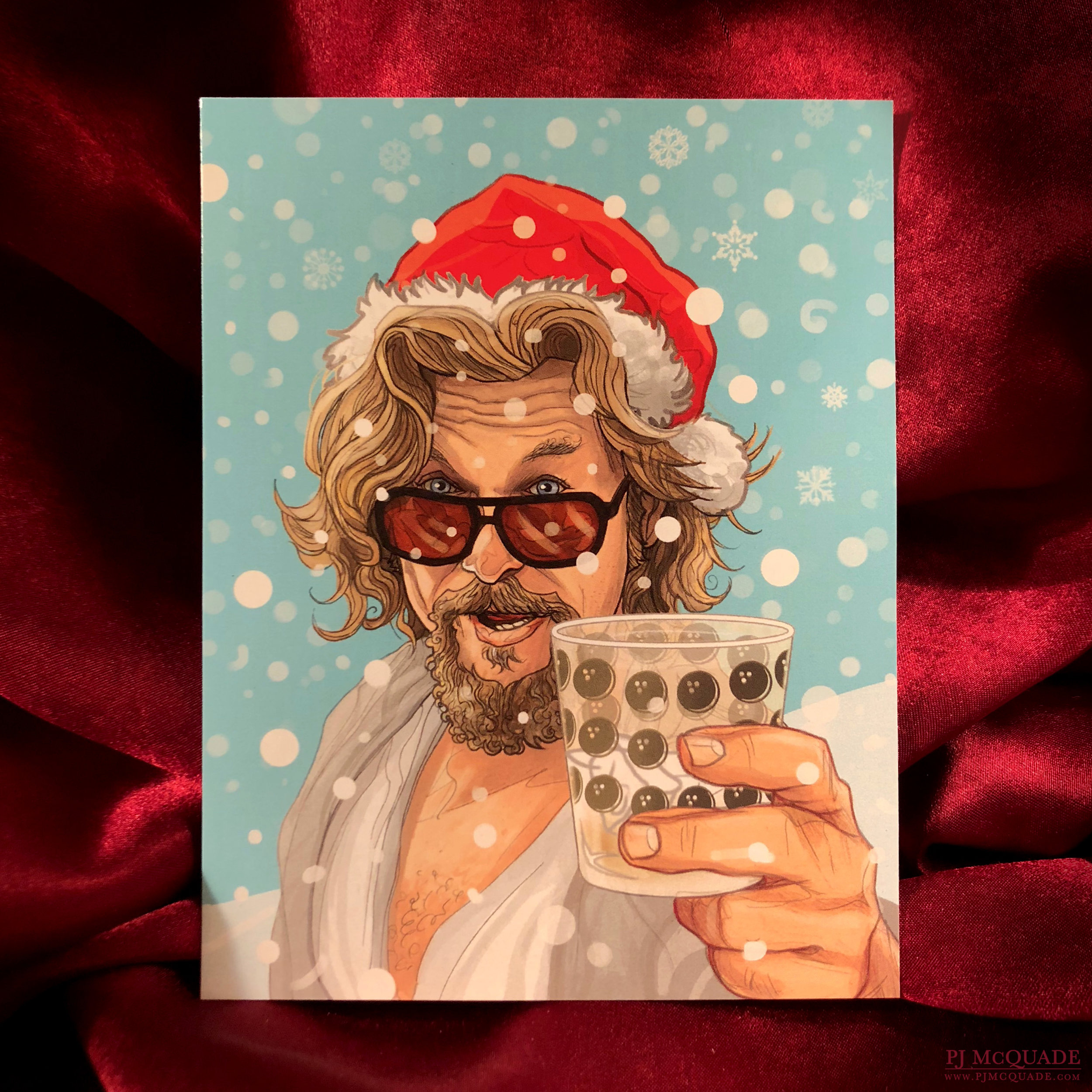 The Big Lebowski Christmas Card PJ McQuade.jpg