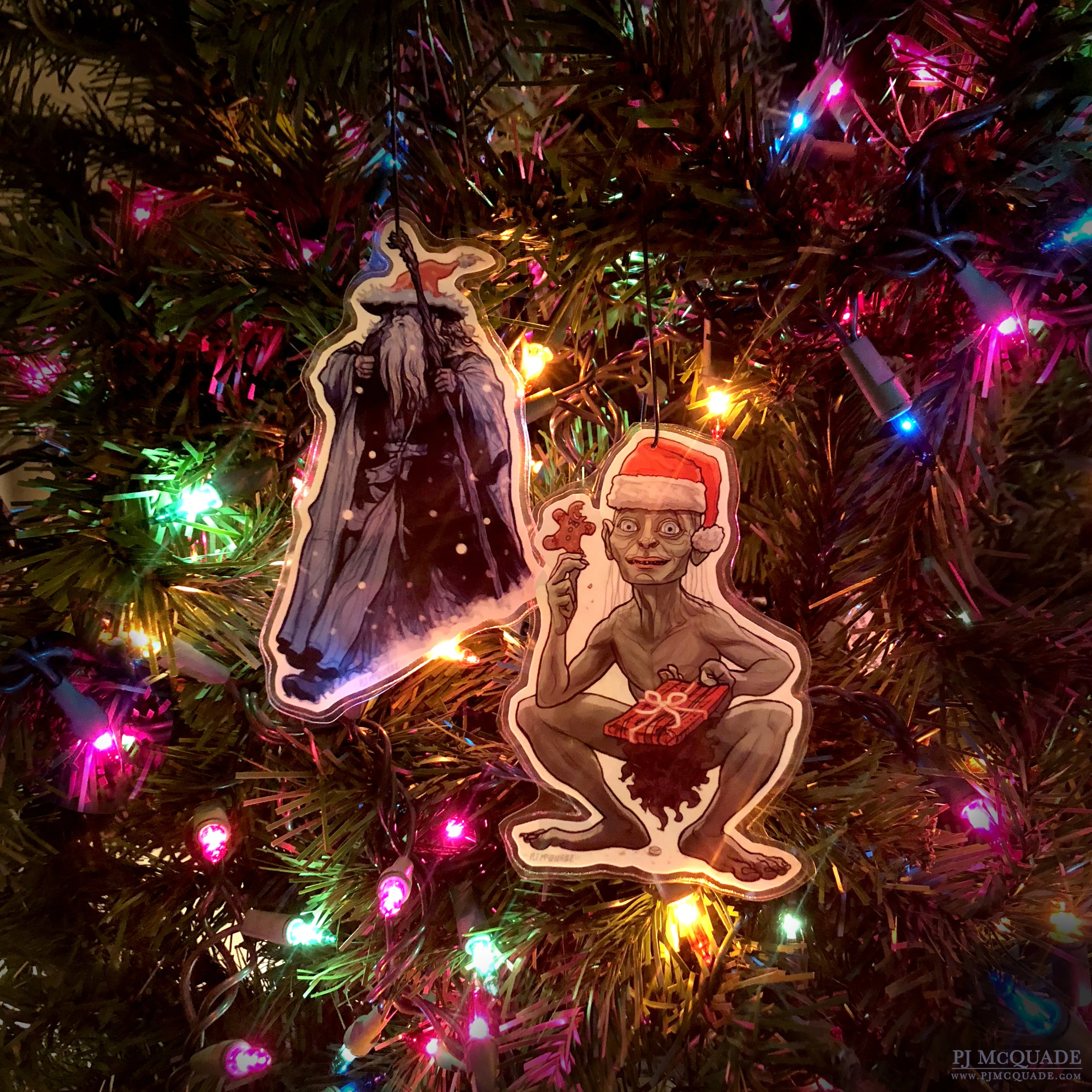 Lord of the Rings Christmas Ornamnets PJ McQuade.jpg
