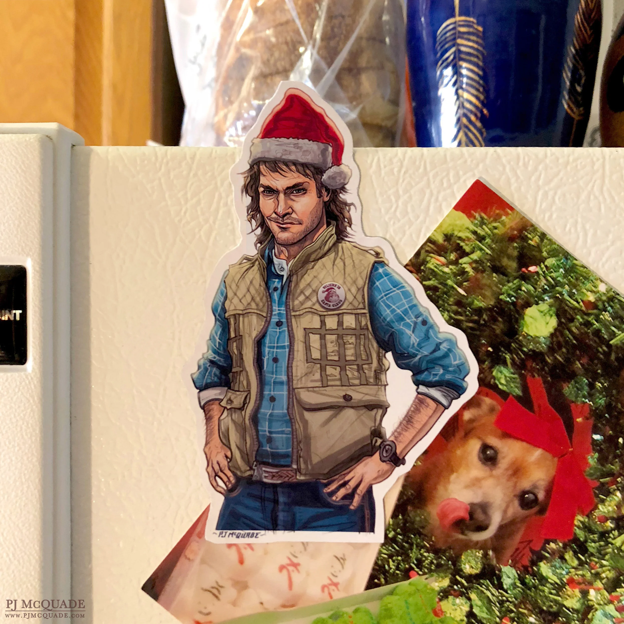 MacGruber Christmas Fridge Magnet PJ McQuade.jpg