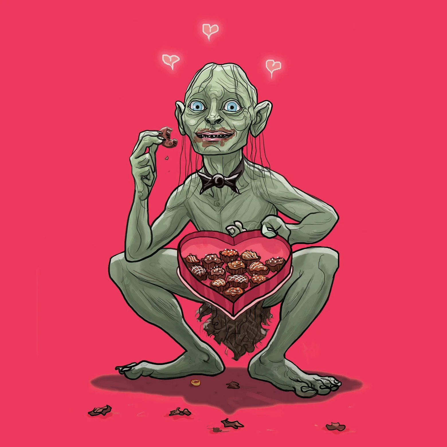 aa Gollum Valentines Day Card PJ McQuade 2019.jpg