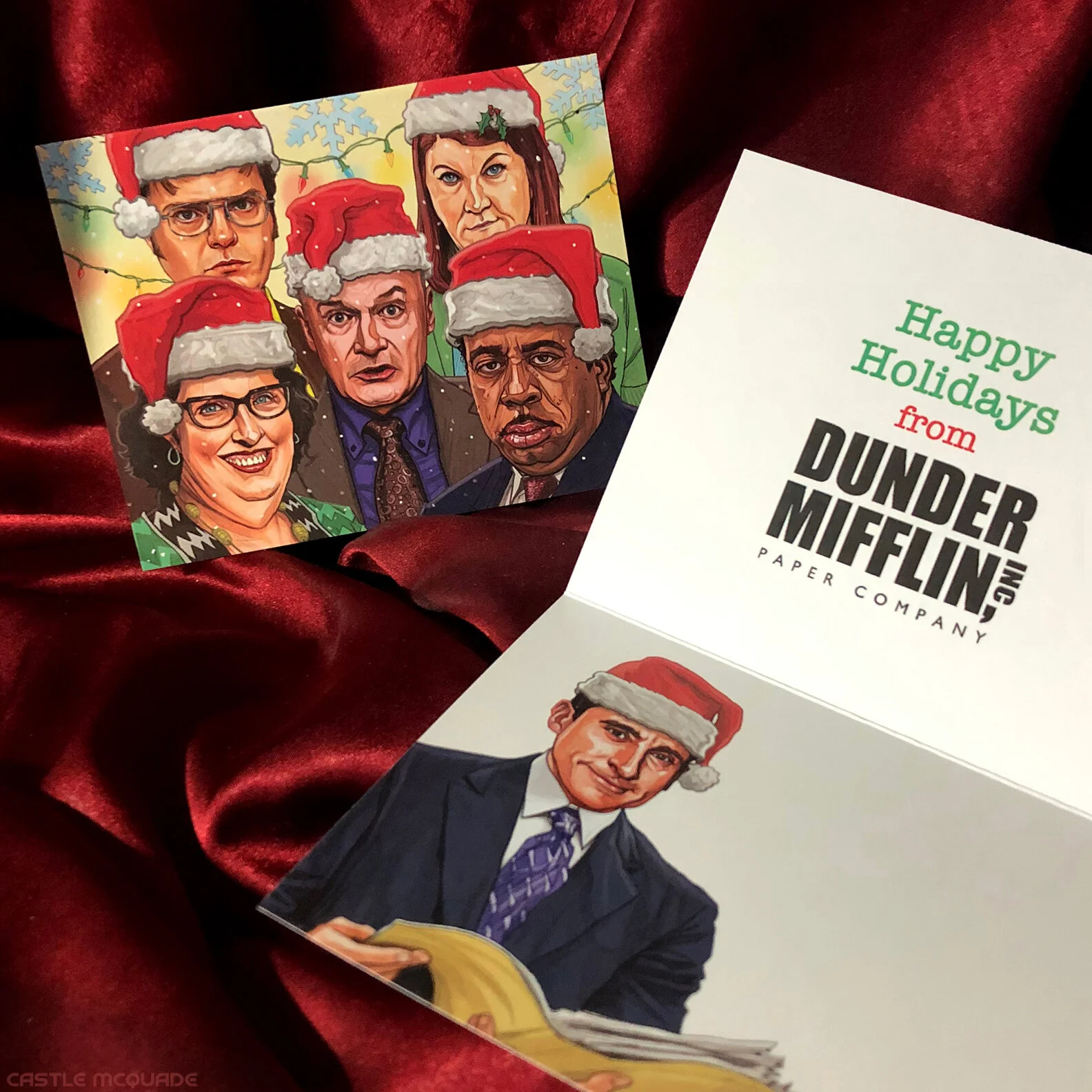 The Office Christmas Card Castle McQuade 1.jpg