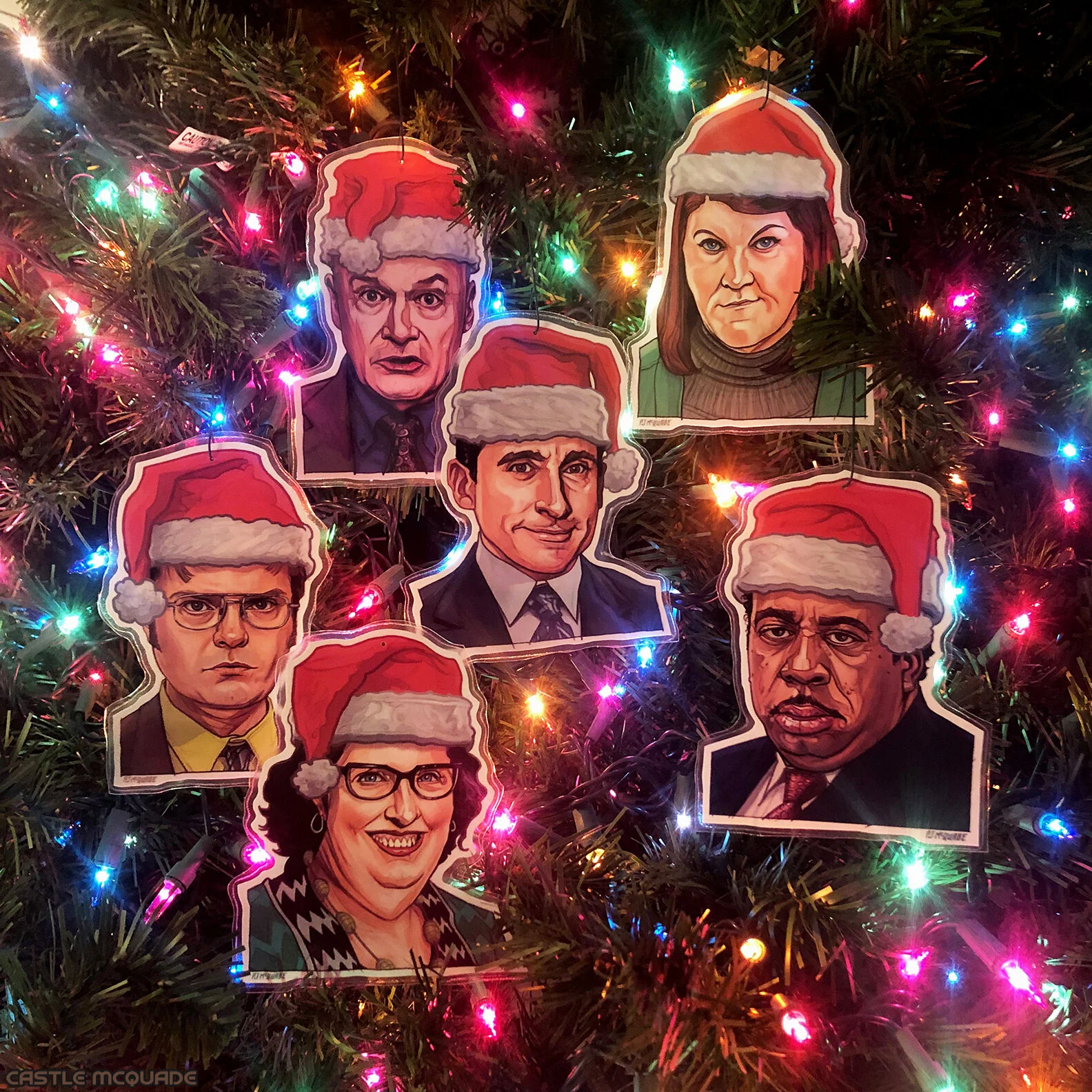 The Office Christmas Ornaments Castle McQuade.jpg
