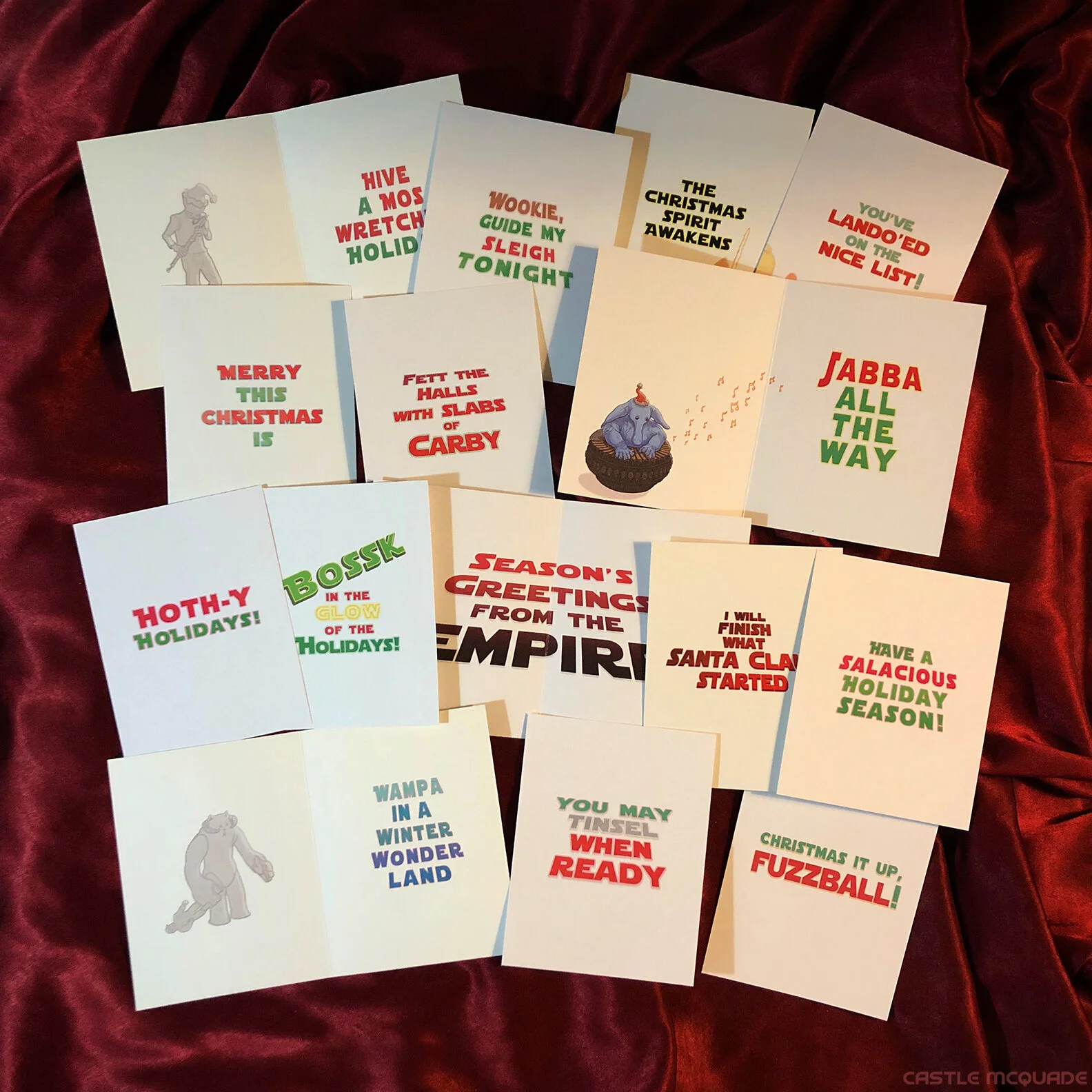 STAR WARS Christmas Cards Castle McQuade 1.jpg
