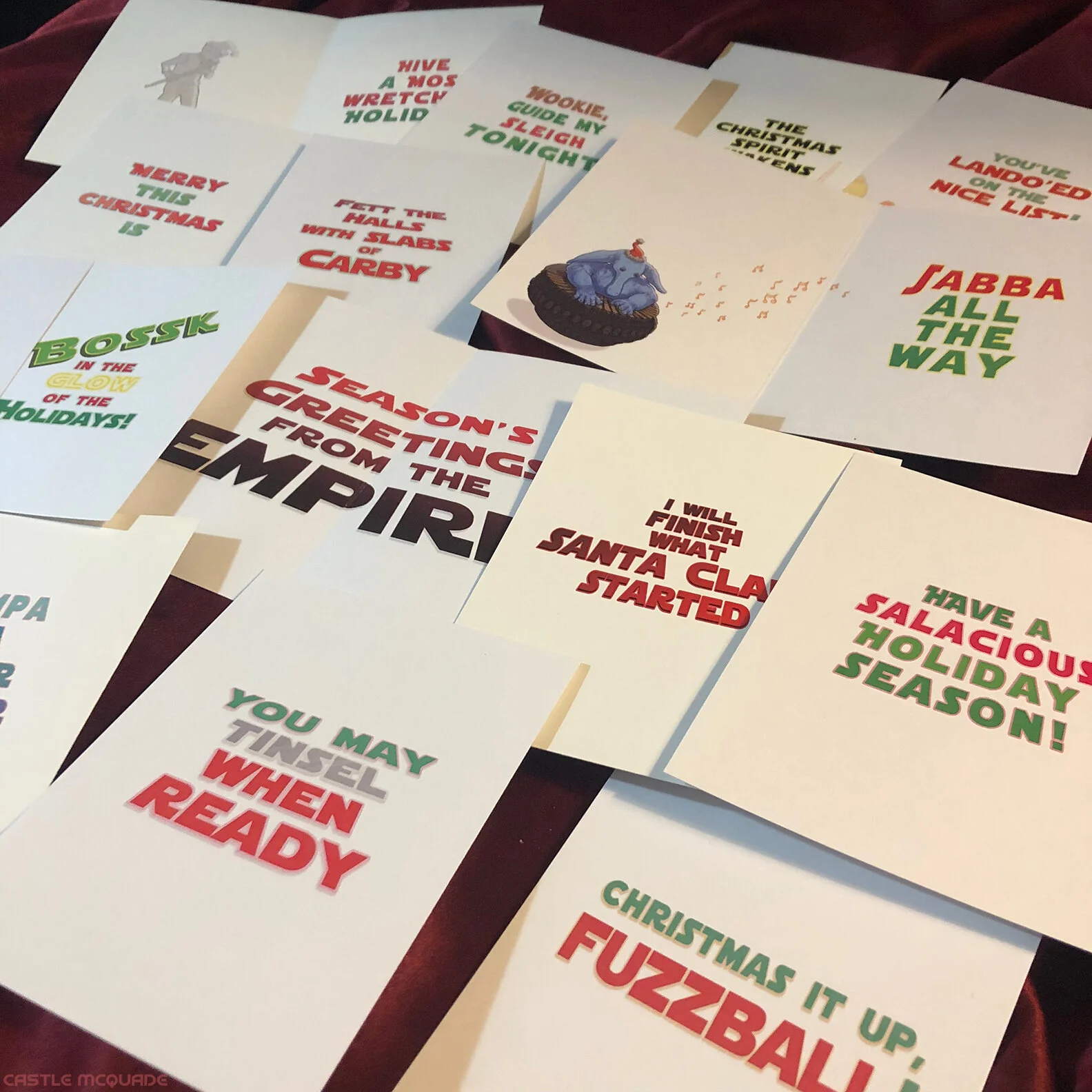 STAR WARS Christmas Cards Castle McQuade 3.jpg