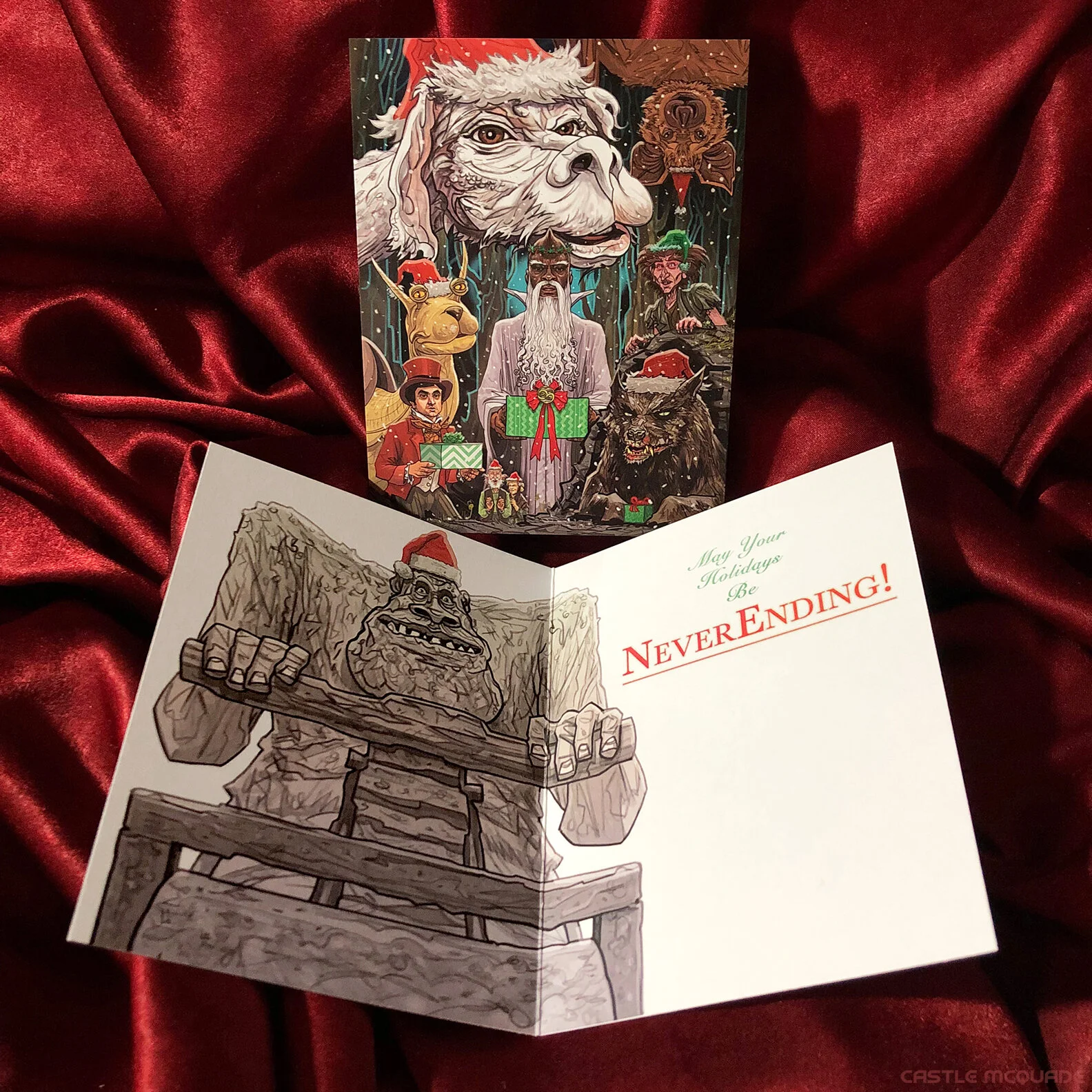 The NeverEnding Story Christmas Cards Castle McQuade 1.jpg