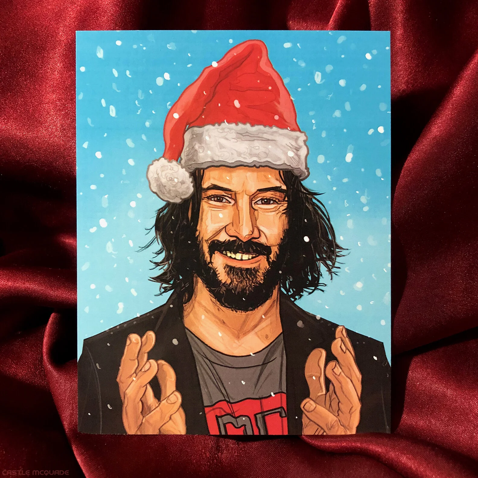 Keanu Reeves Christmas Card Castle McQuade 1.jpg