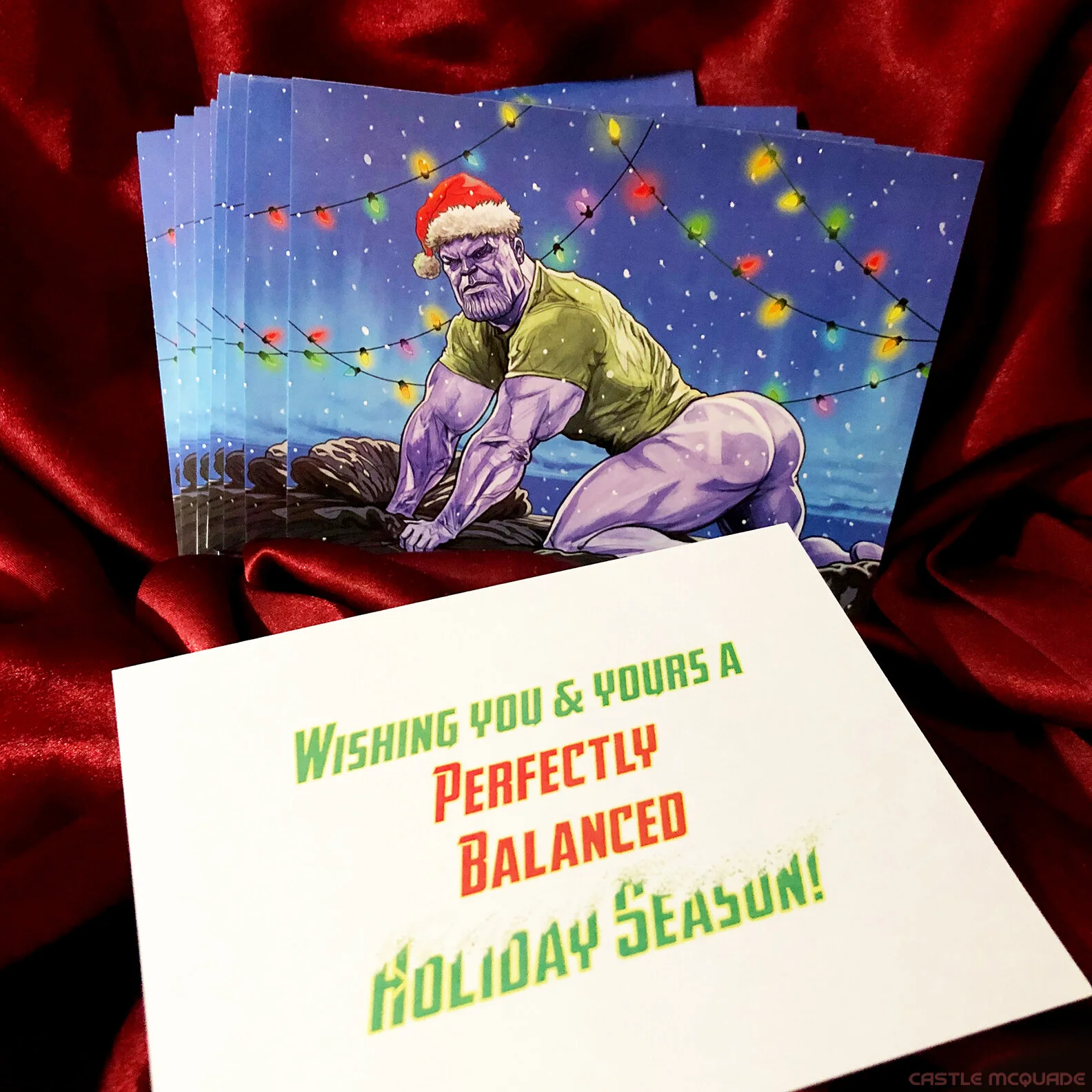 Thicc Thanos Christmas Card Castle McQuade 1.jpg