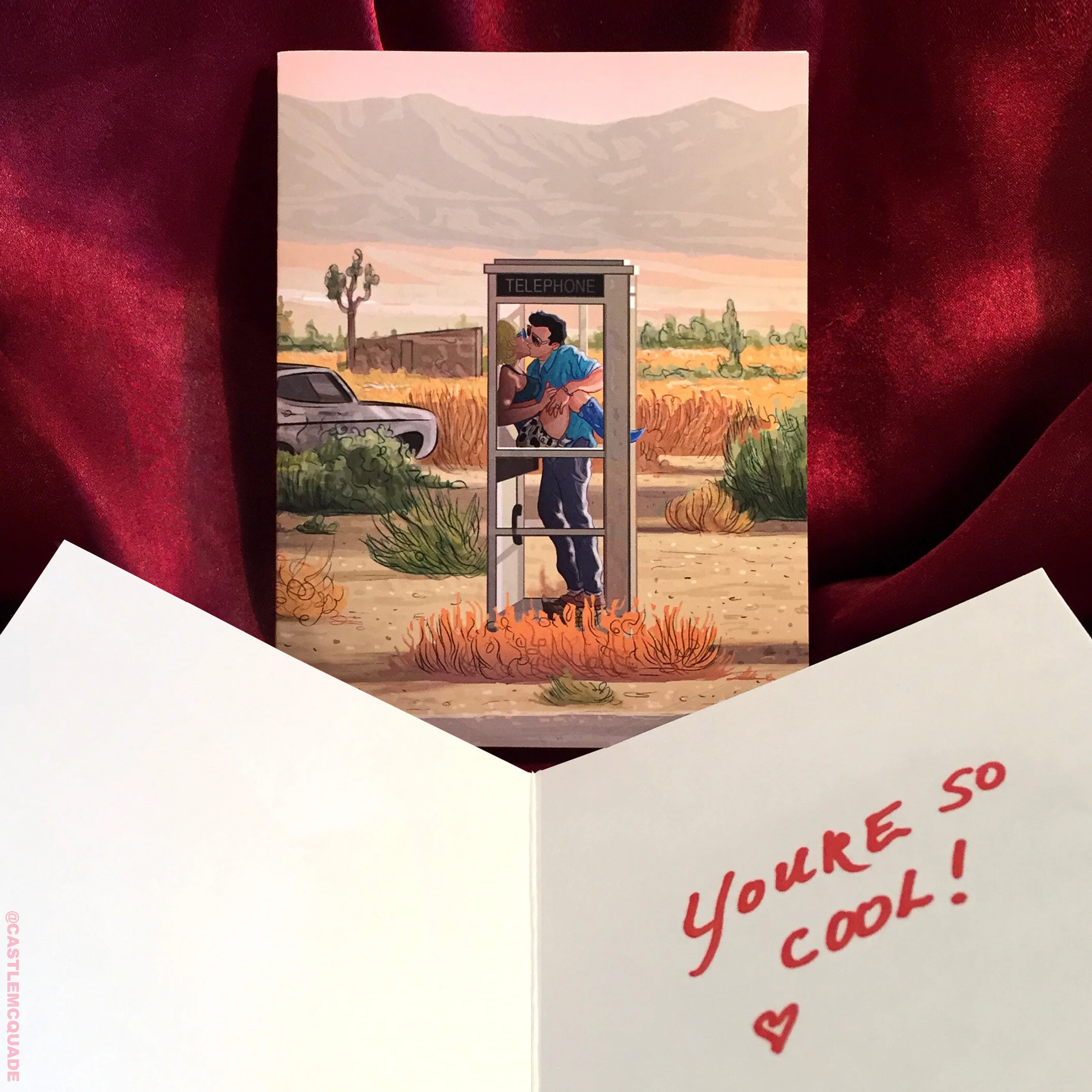 NEW YES True Romance Valentine's Day Card Castle McQuade.jpg