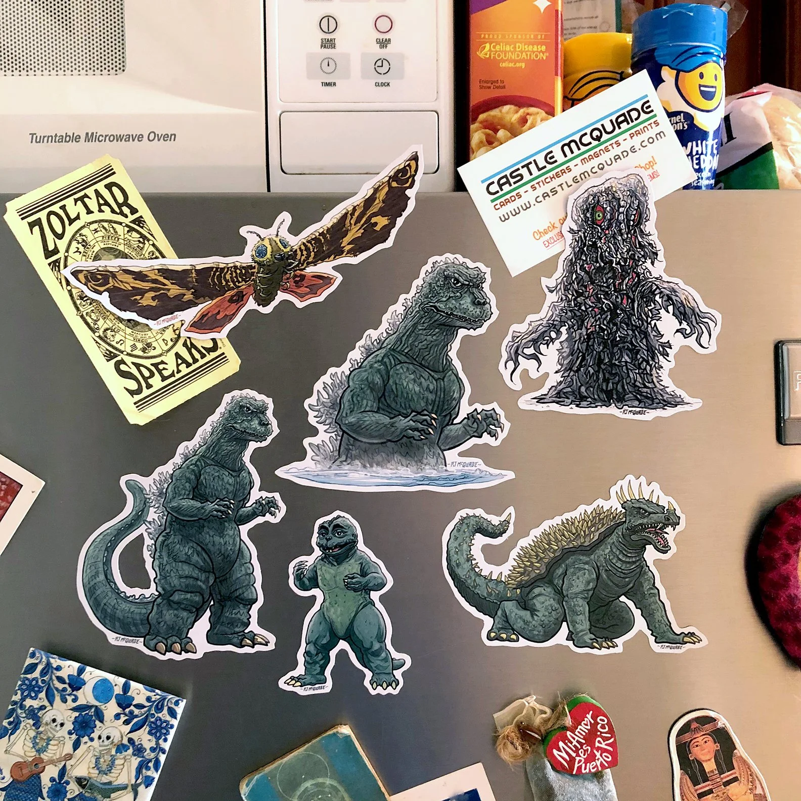 YES King of Monsters Fridge Magnets PJ McQuade copy.jpg