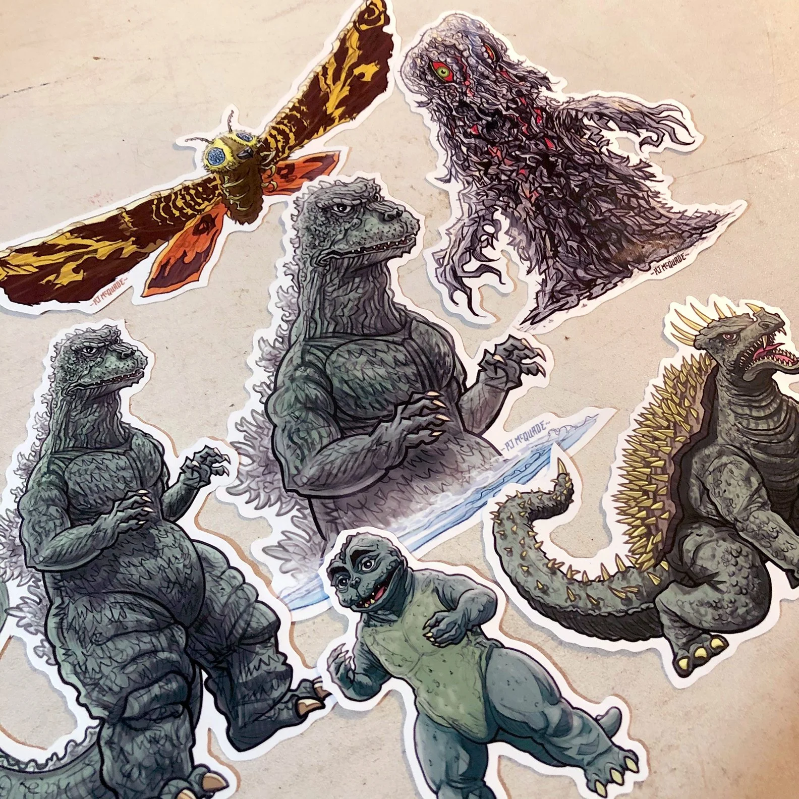 YES King of Monsters Waterproof Stickers Castle McQuade 4 copy.jpg