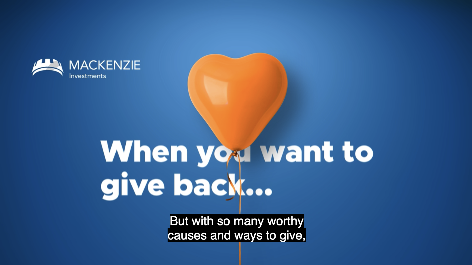 Charitable Giving Ad