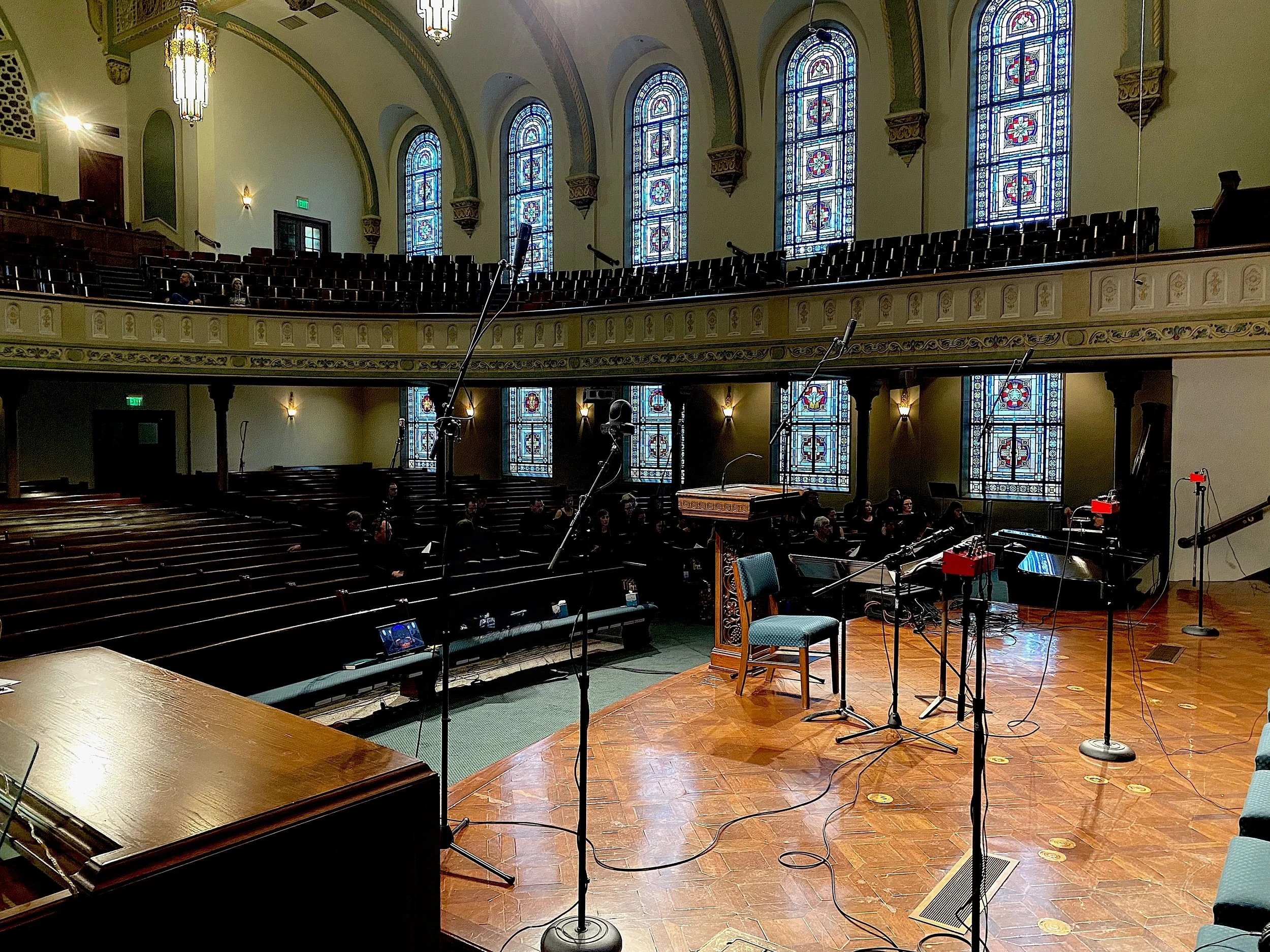  Recording Choir and Pipe Organ in Amarillo 