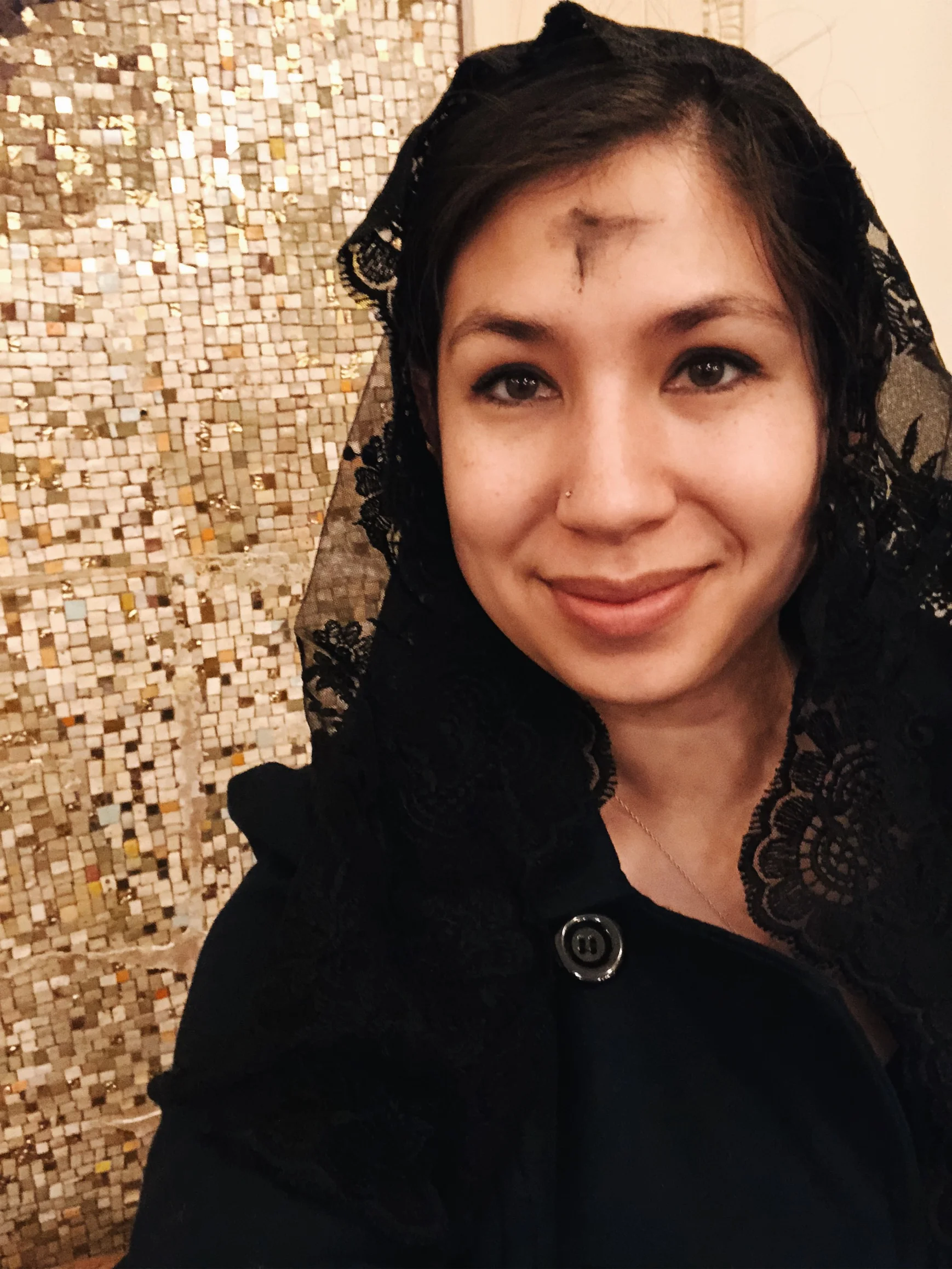 Ash Wednesday 2018 - I had just found out I was pregnant and feeling all the things.